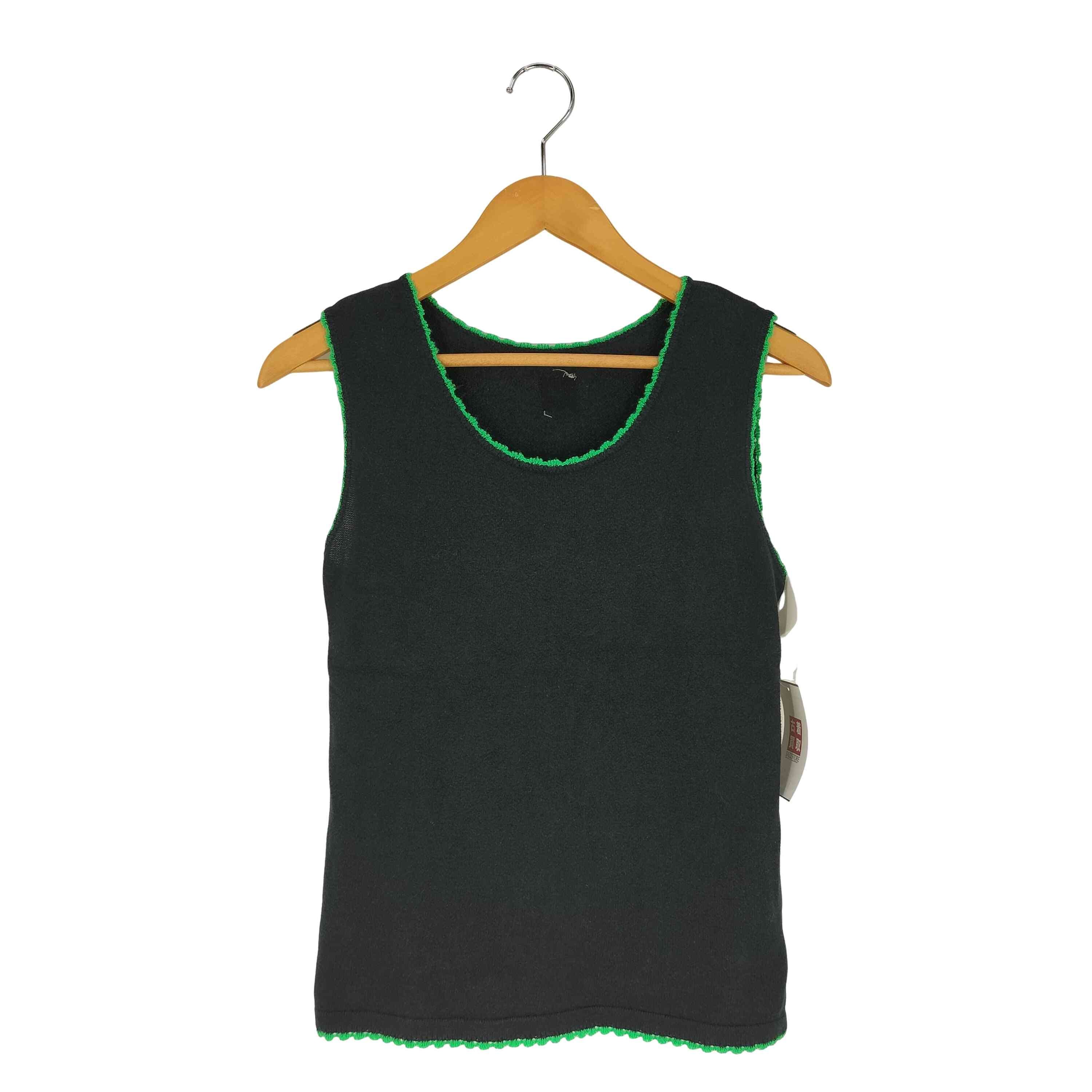 切替 ノースリーブ ニット【1139438557950】