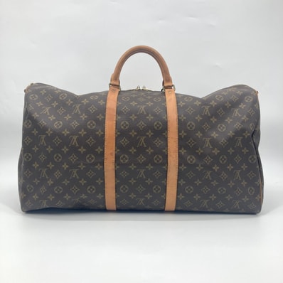 LOUIS VUITTON(ルイ・ヴィトン) モノグラム キーポル 60 コーティングキャンバス / カーフレザー M41422 ボストンバッグ ブラウン