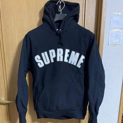 Supreme Pearl Logo Hooded Sweatshirt "Black"