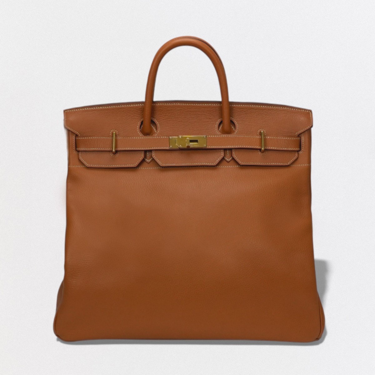 エルメス HERMES オータクロア45 オータクロア 45 バッグ トートバッグ アルデンヌ ゴールド Gold ブラウン brown 茶 ゴールド金具 ハンドバッグ