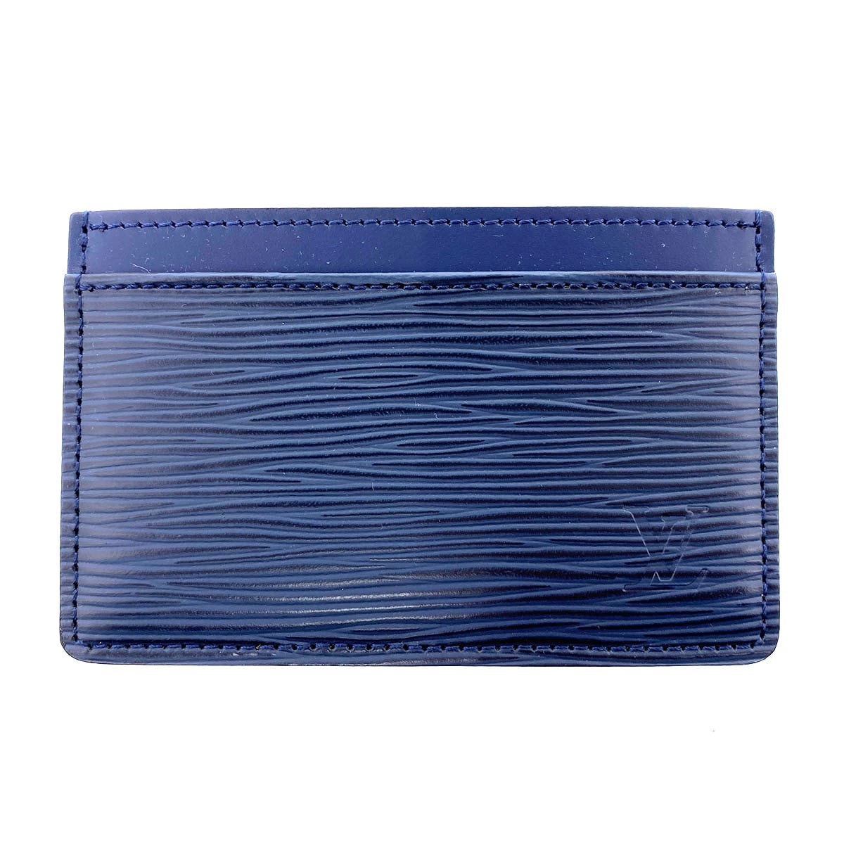 LOUIS VUITTON ルイ・ヴィトン ポルト カルト サーンプル カードケース M60330 エピレザー ネイビー  メンズ【中古】