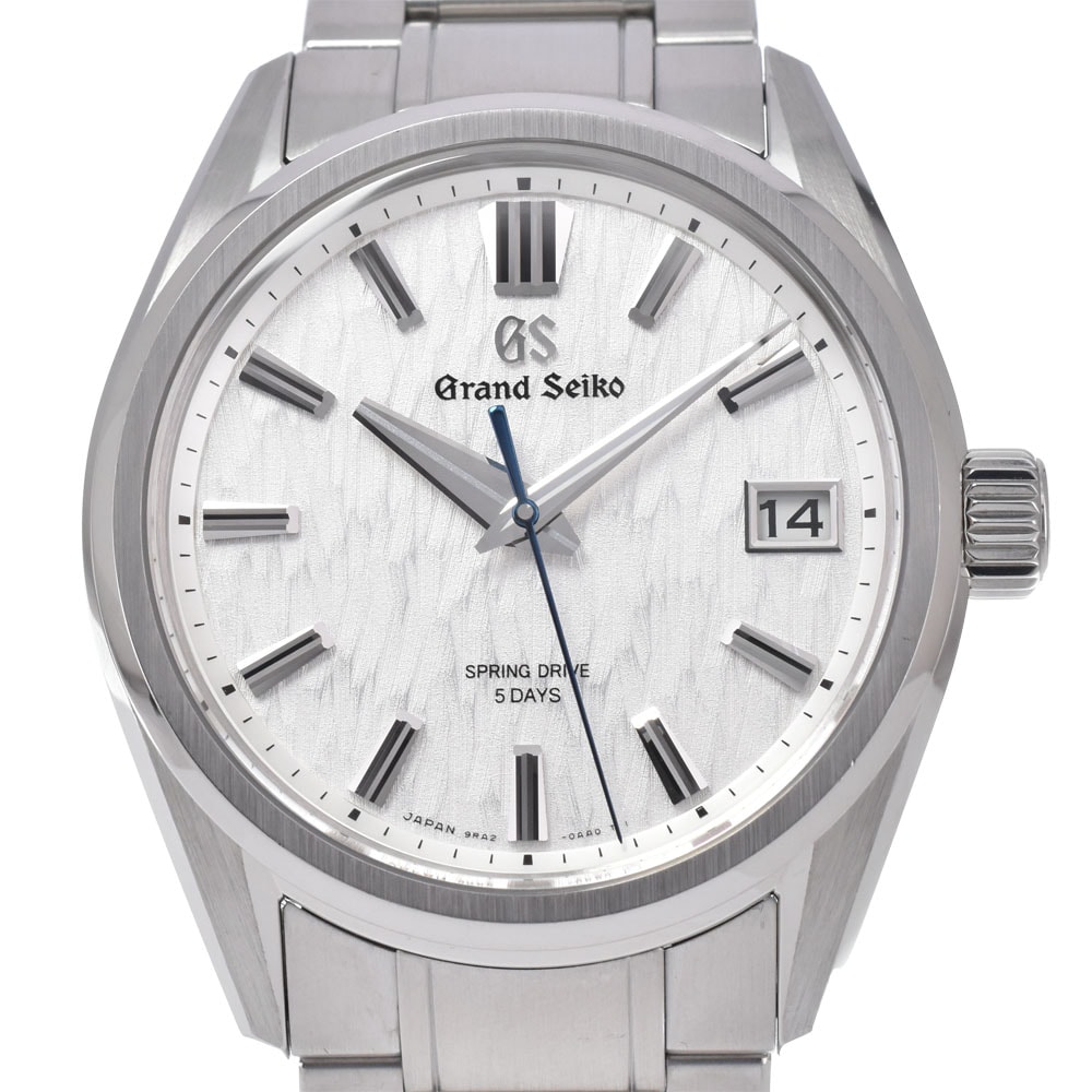 セイコー SEIKO 9RA2-0AB0/SLGA009 GS エボリューション 9コレクション デイト シルバー スプリングドライブ メンズ 良品 腕時計 M#151152