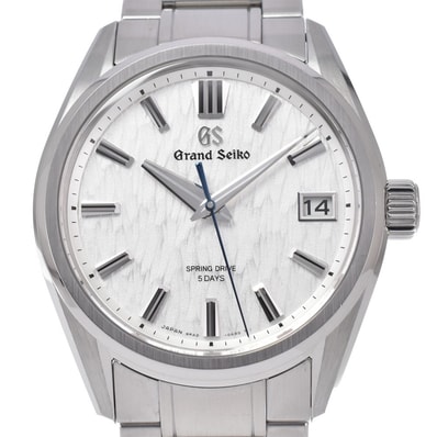 セイコー SEIKO 9RA2-0AB0/SLGA009 GS エボリューション 9コレクション デイト シルバー スプリングドライブ メンズ 良品 腕時計 M#151152