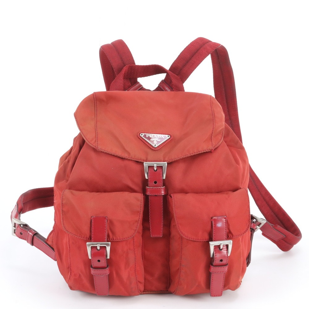 プラダ テスート ナイロントライアングルロゴリュックサック