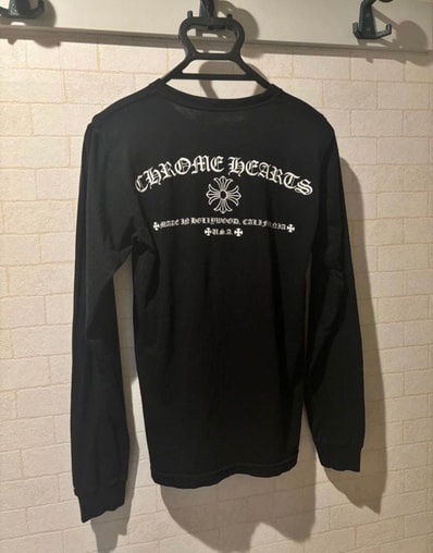 CHROME HEARTS CH クロス ブラック ロンT FUCK YOU