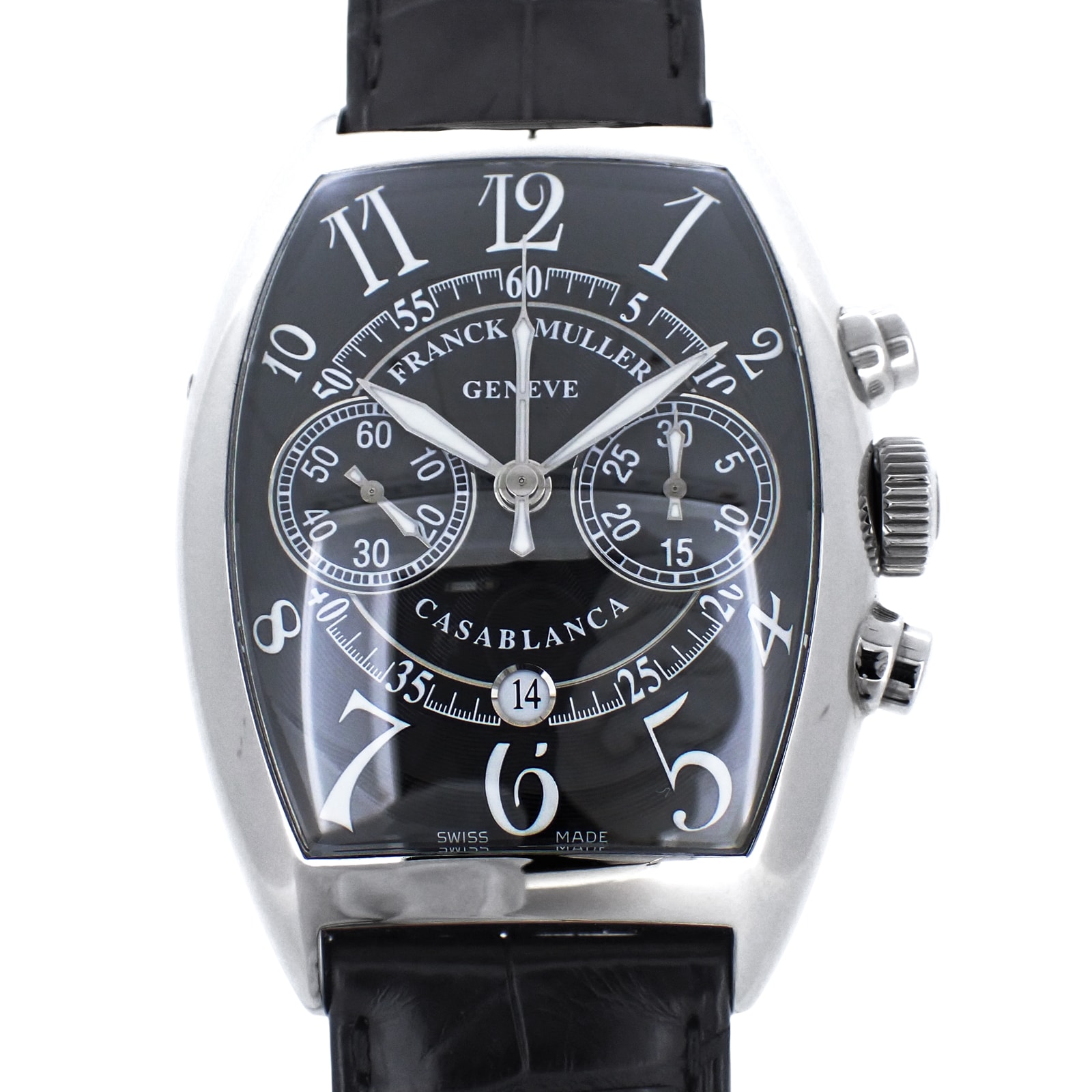 未使用 展示品 FRANCK MULLER フランクミュラー トノー カーベックス カサブランカ クロノグラフ 8880CCCDT メンズ 腕時計