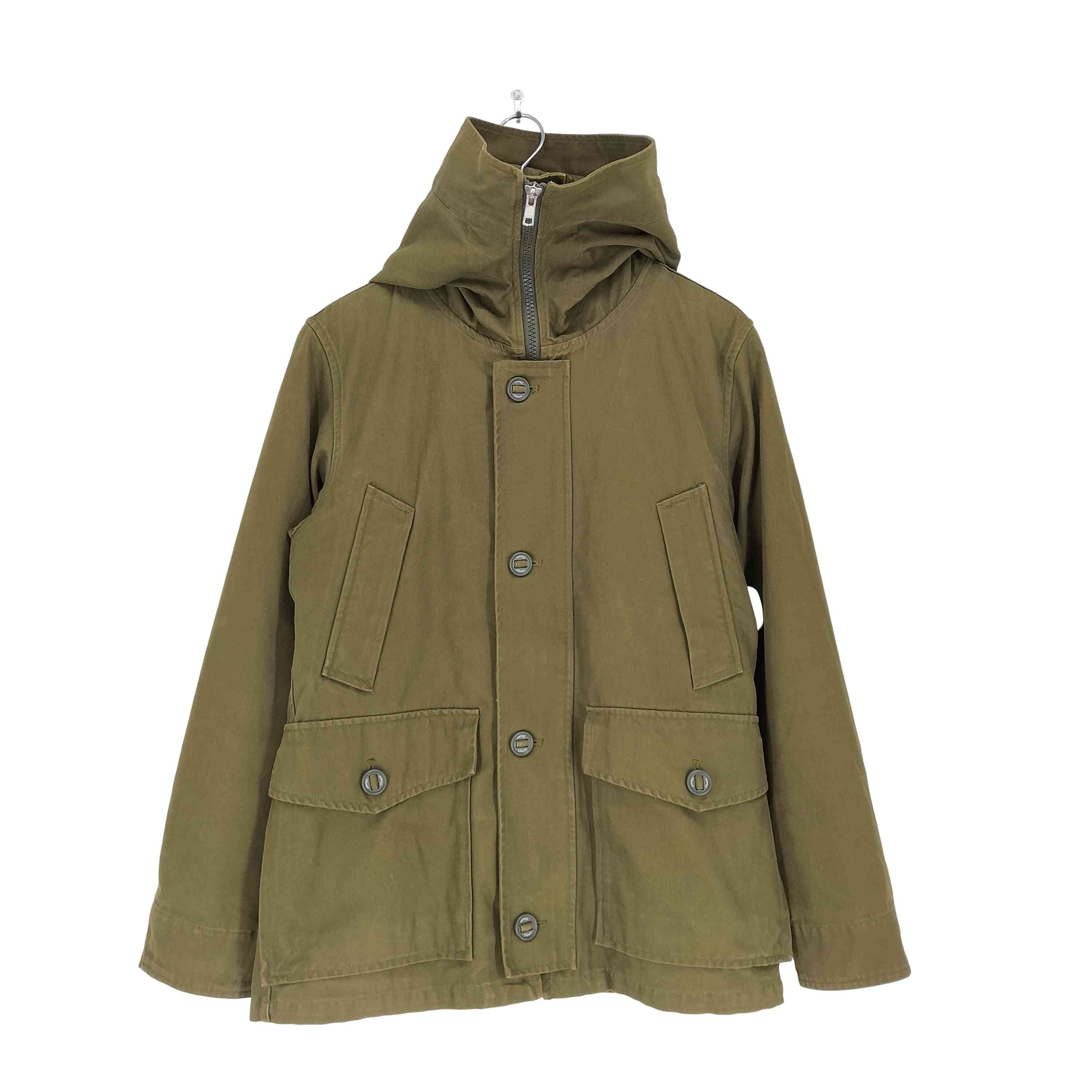 ボアライナーブロークンツイルフードブルゾン【1141814523947】