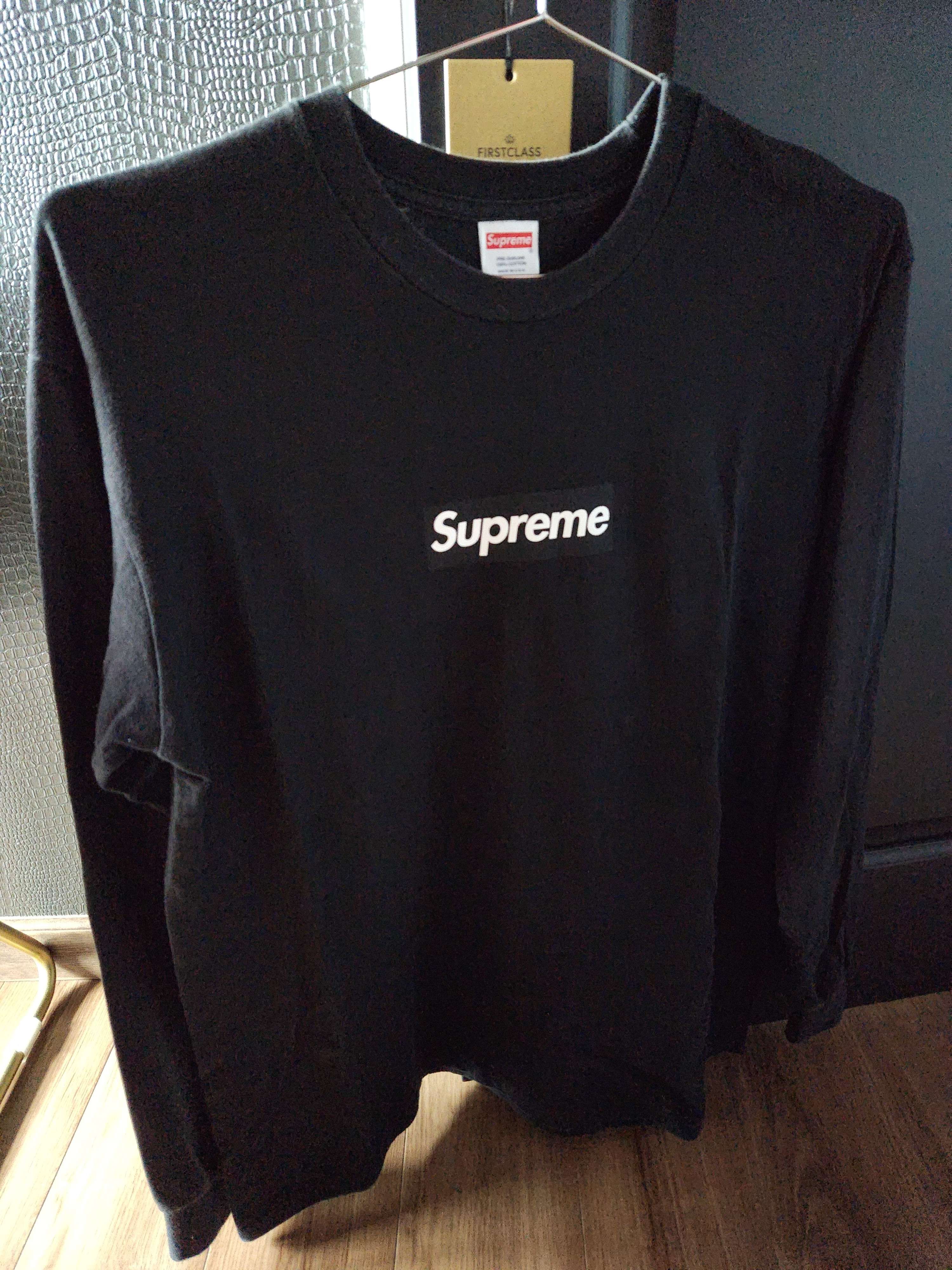 Supreme Box Logo L/S Tee "Black"