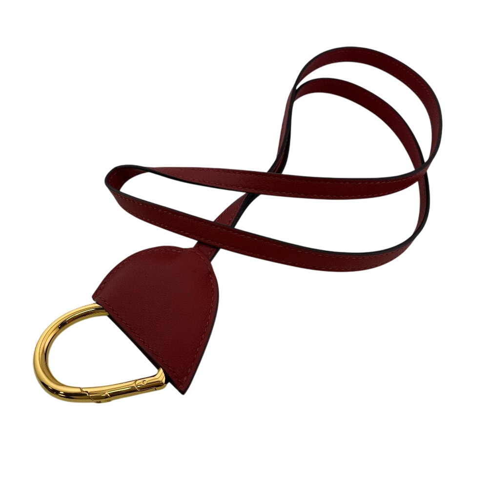 エルメス HERMES ネックレス オクールデュフォーブル レッド