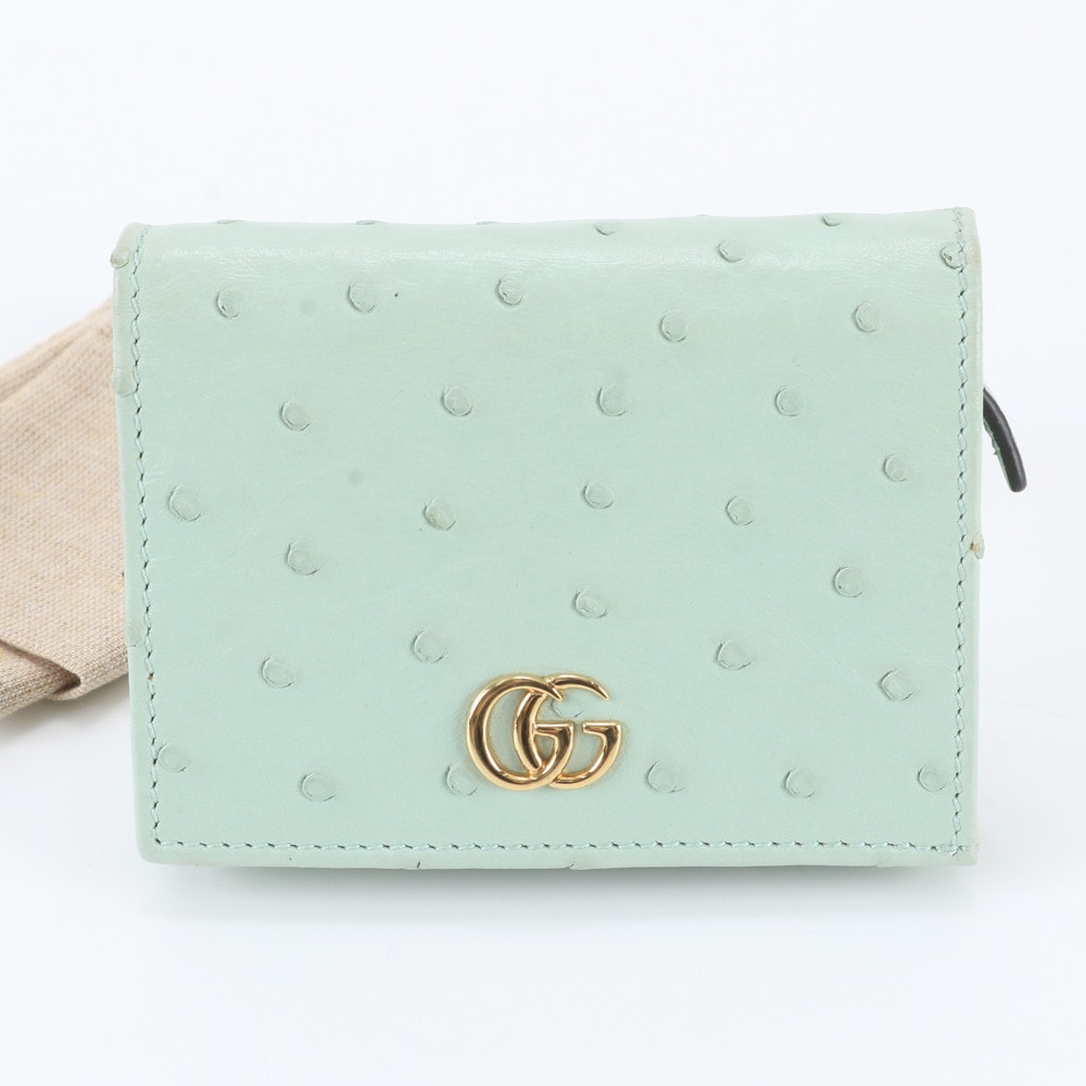 ■美品 グッチ GGマーモント 456126 二つ折り 財布