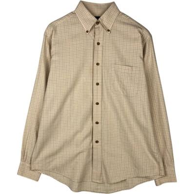 古着 ブルックスブラザーズ Brooks Brothers Est.1818 MILANO 長袖 ボタンダウンチェックシャツ メンズM相当/eaa495557