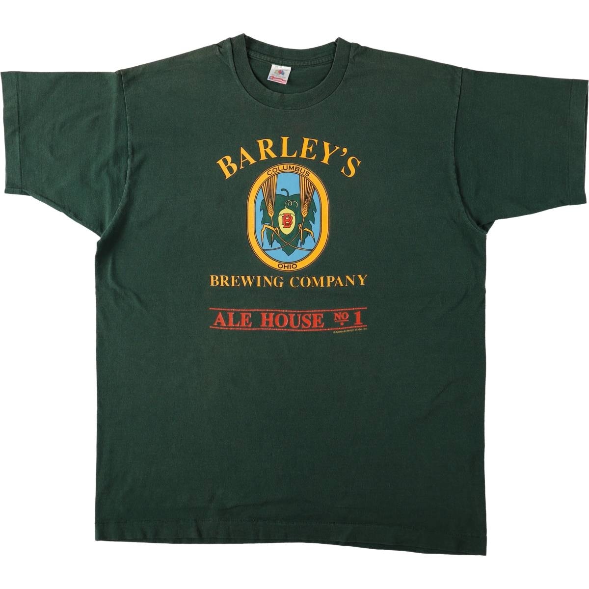 古着 90年代 フルーツオブザルーム FRUIT OF THE LOOM BARLEY’S BREWING COMPANY アドバタイジングTシャツ USA製 メンズXL相当 ヴィンテージ/eaa667028