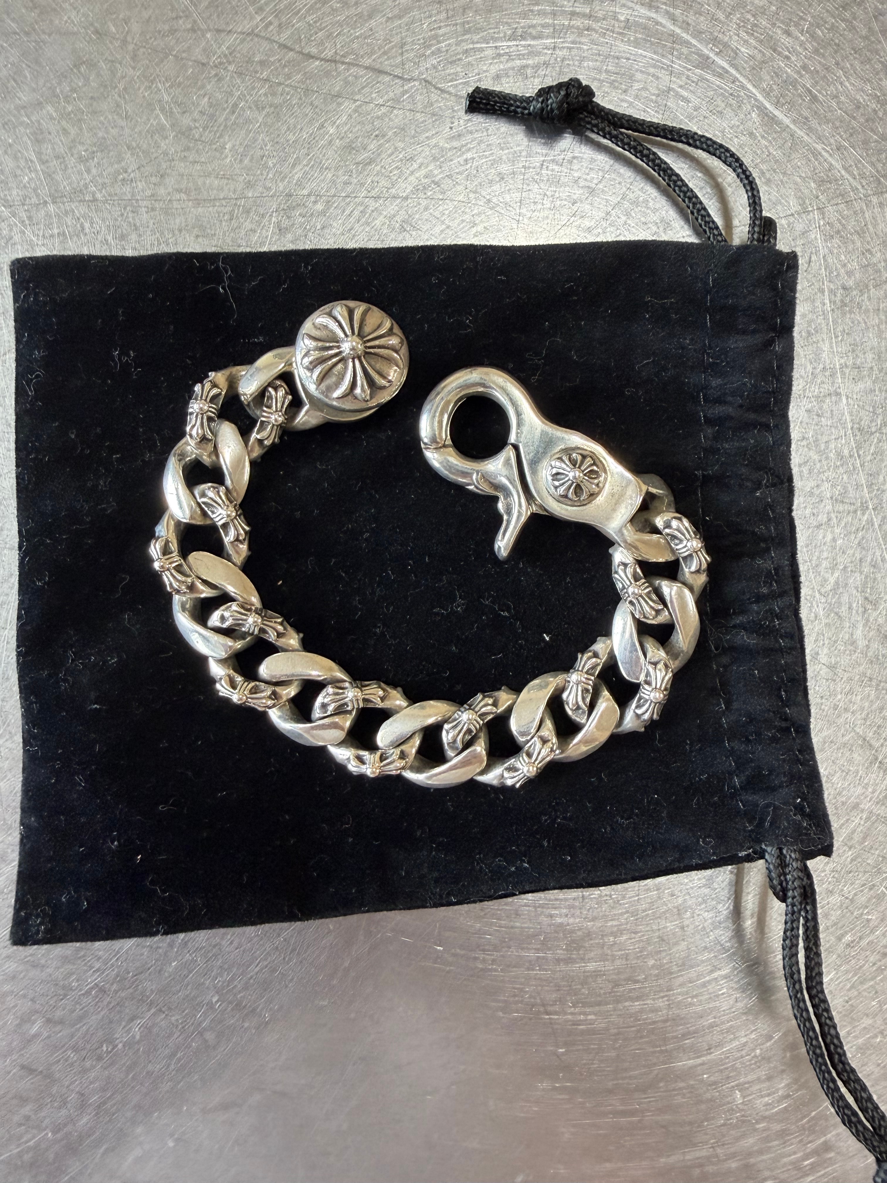 Chrome Hearts Fancy Chain Clip Bracelet "Silver"