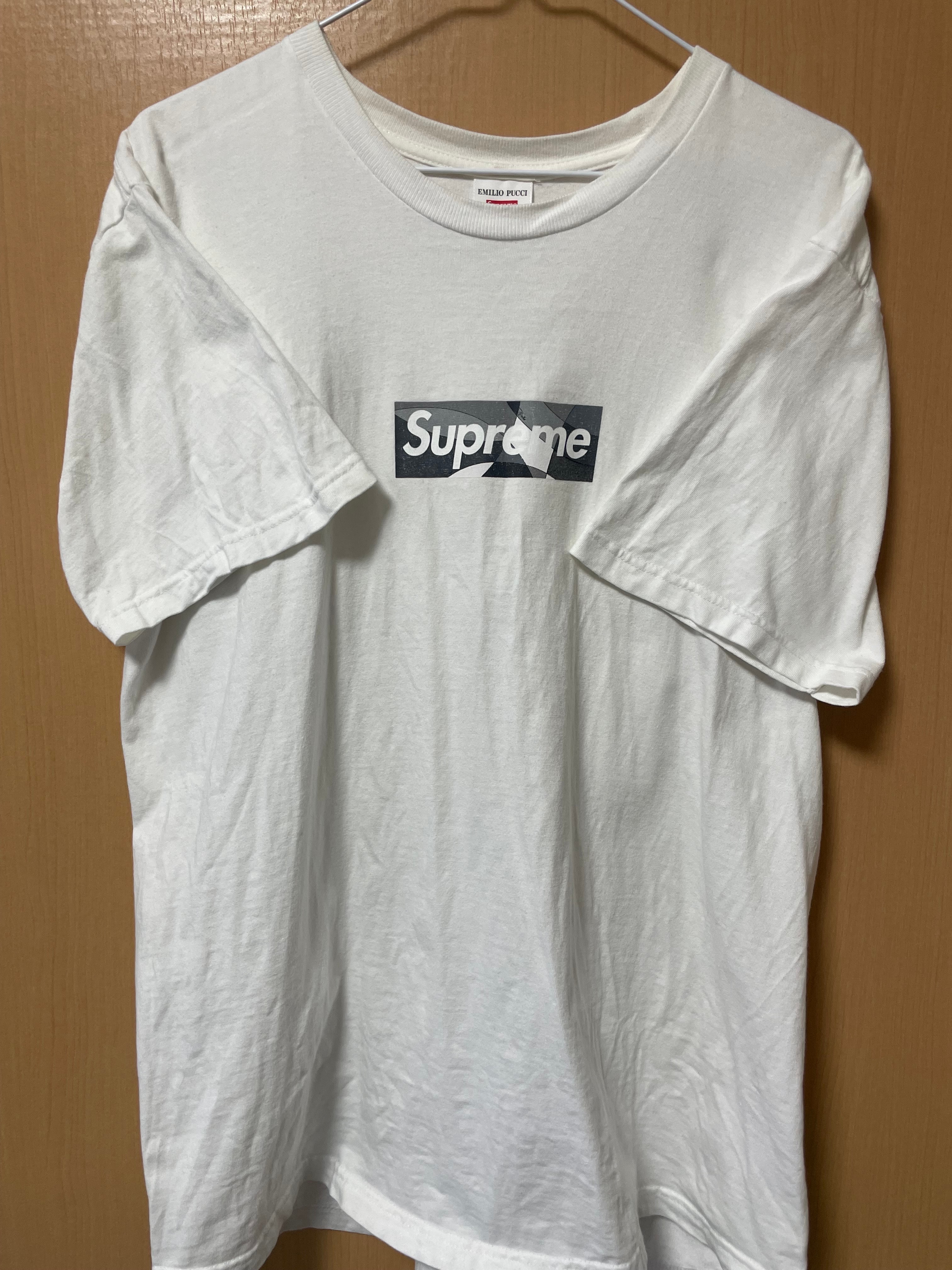 Supreme / Emilio Pucci® Box Logo Tee "White/Black"