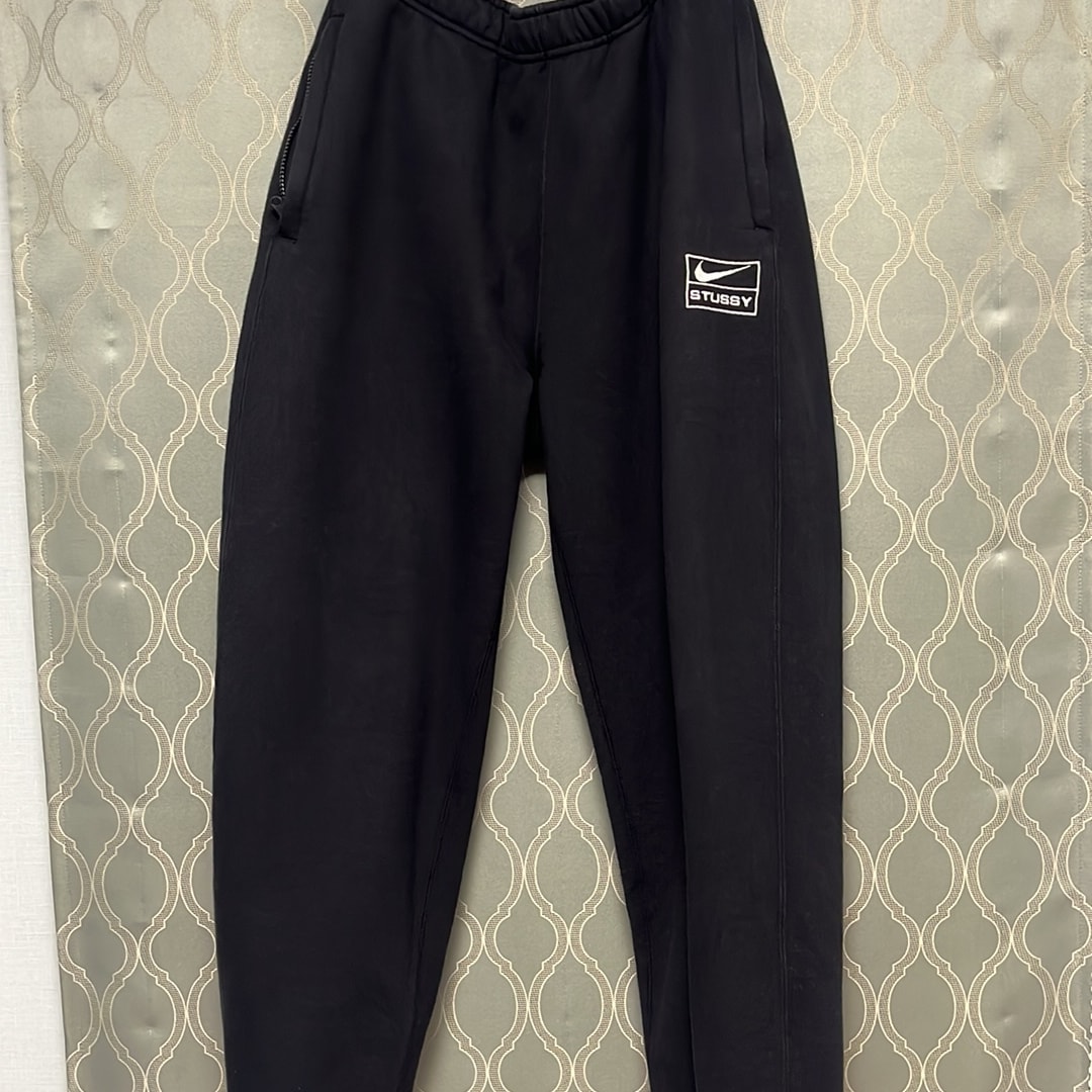 Stussy × Nike NRG Washed Fleece Pant (US Size) "Black" DN4030-010