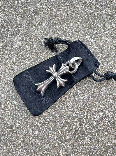 Chrome Hearts CH Cross Pendant Small / Plain Bail "Silver"