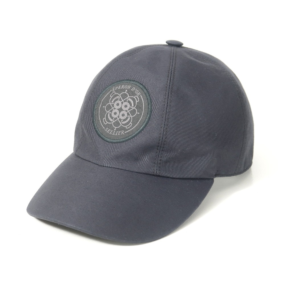 ■美品■HERMES エルメス セレナ エプロン ドール キャップ サイズ57 セリエボタン 帽子 フランス製 ブランド古着【中古】20250529/RA4844