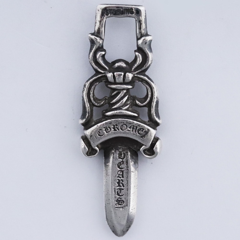 Chrome Hearts #10 Dagger Pendant "Silver"