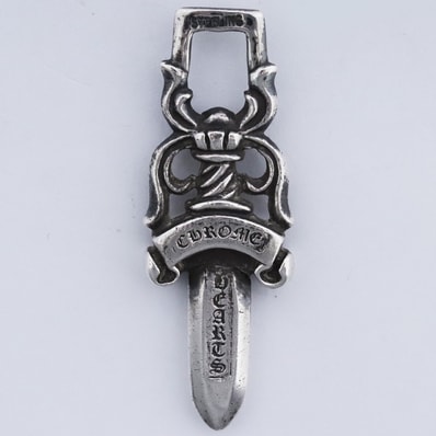 Chrome Hearts #10 Dagger Pendant "Silver"