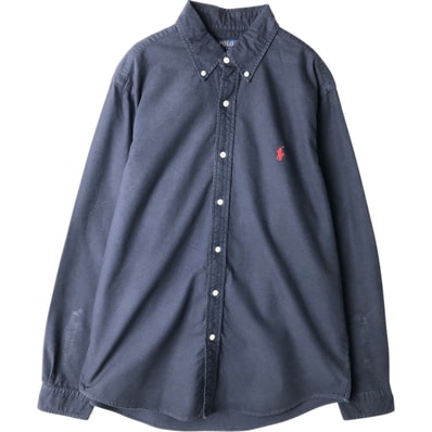 古着 ラルフローレン Ralph Lauren POLO RALPH LAUREN CLASSIC FIT 長袖 ボタンダウンシャツ メンズL相当/eaa632541