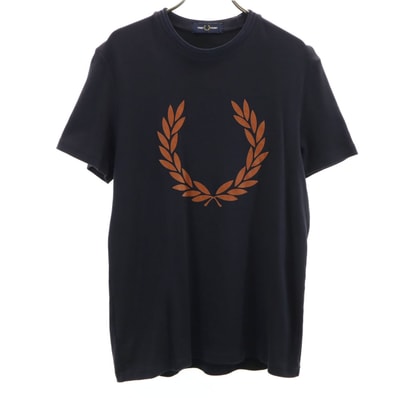 FRED PERRY フレッドペリー 半袖 Tシャツ S ネイビー