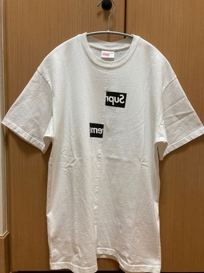 Supreme / Comme des Garçons SHIRT® Split Box Logo Tee "White"
