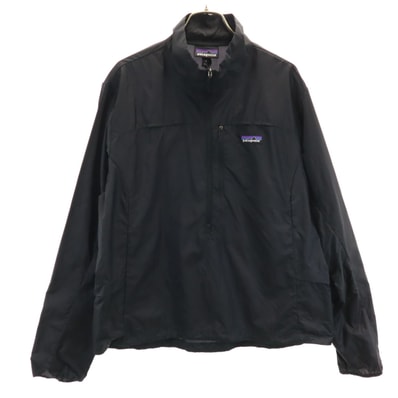 patagonia パタゴニア フーディニ スタッシュ 1/2ジップ ジャケット M ブラック 23435SP24 アウトドア