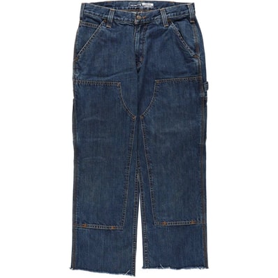 古着 カーハート Carhartt Loose Fit ダブルニー デニムペインターパンツ メンズw32相当/eaa681419