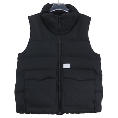 WTAPS ダブルタップス 20AW PEDDLER/VEST/NYCO.TWILL 202BRDT-JKM04 ペドラー ベスト ナイロン コットン ツイル ブラック トップス アウター ダウンベスト サイズ02(M)