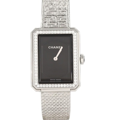 シャネル ボーイフレンドツイード/D H4877 SS クォーツ