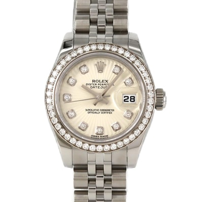 ロレックス デイトジャスト 179384G SSxWG 自動巻 ランダム番