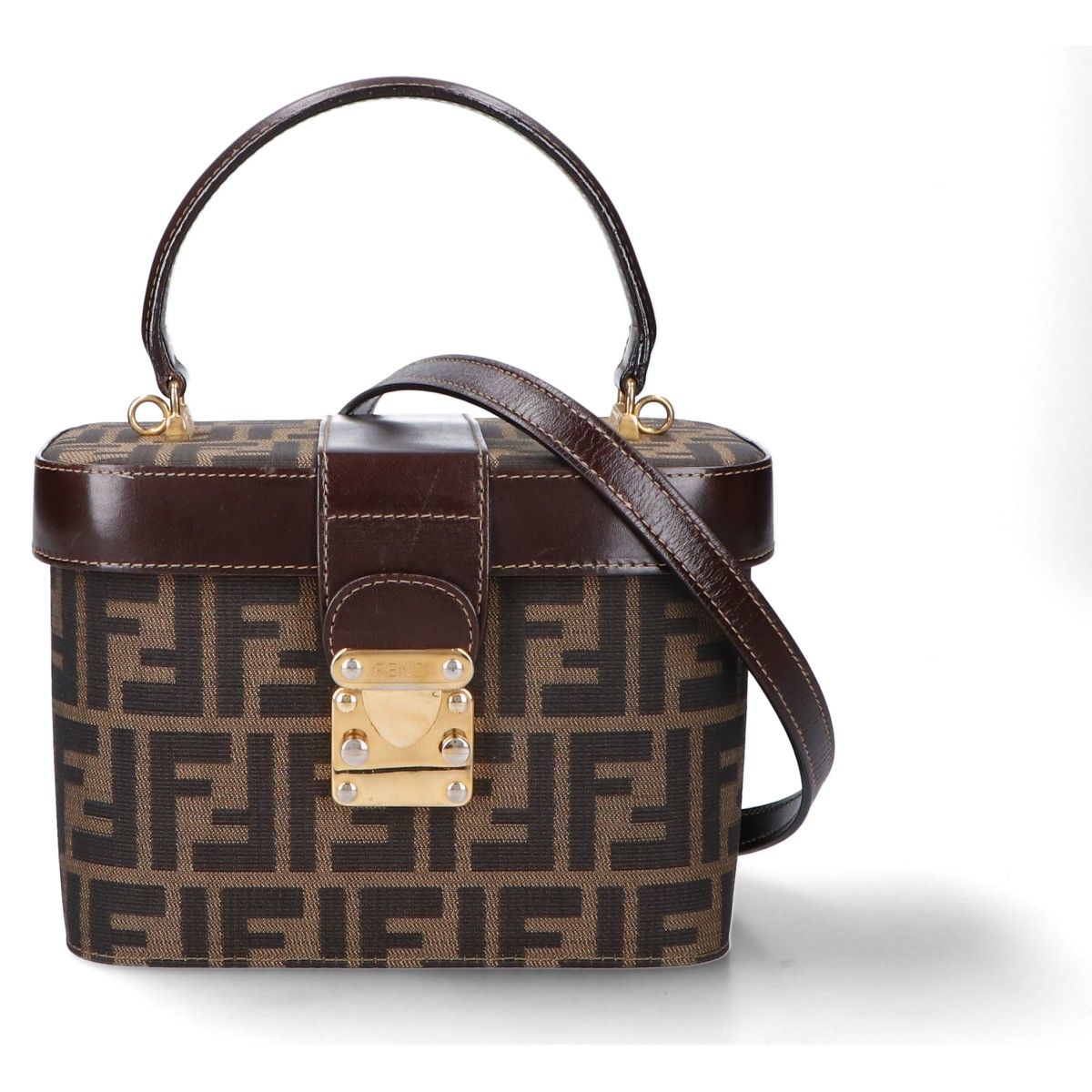 フェンディ ズッカ キャンバス ショルダーバッグ フェンディ FENDI ズッカ キャンバス ショルダーバッグ ブラウン