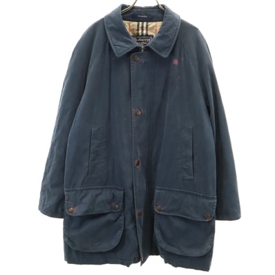 Burberrys バーバリーズ 90s オールド ステンカラーコート ネイビー系