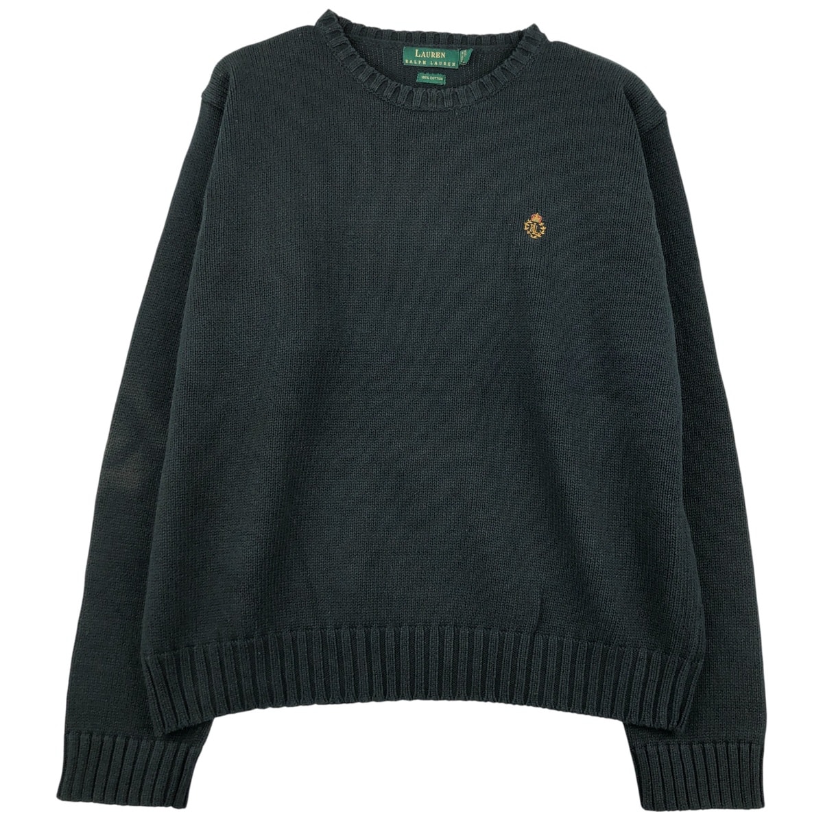 古着 ラルフローレン Ralph Lauren LAUREN ローレン コットンニットセーター メンズM相当/eaa607697