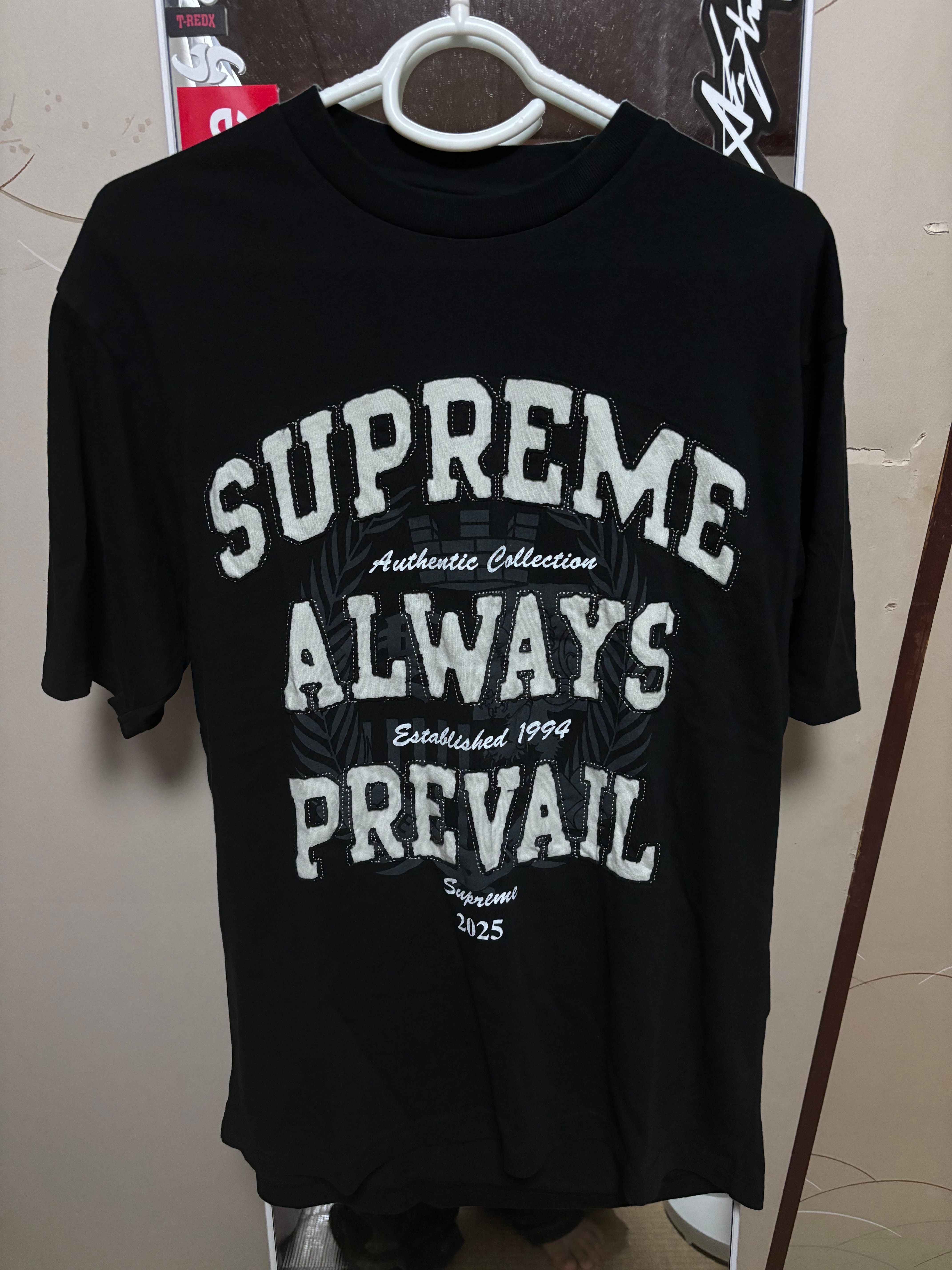 Supreme Always Prevail S/S Top "Black"