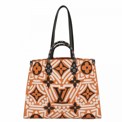 【6dd5144-k】ルイヴィトン トートバッグ LVクラフティ オンザゴーGM M45359 クレームカラメル 2wayバッグ【中古】レディース