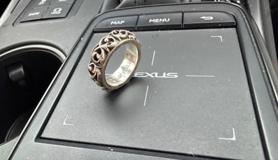 Chrome Hearts ETRNITY VINE BAND "Silver"