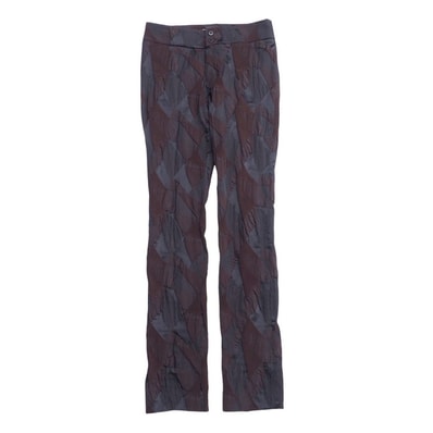 ISSEY MIYAKE イッセイミヤケ パンツ サイズ1 パッチワーク スキニーパンツ ストレッチ シワ加工 ブランド古着【中古】20241118/RA2056