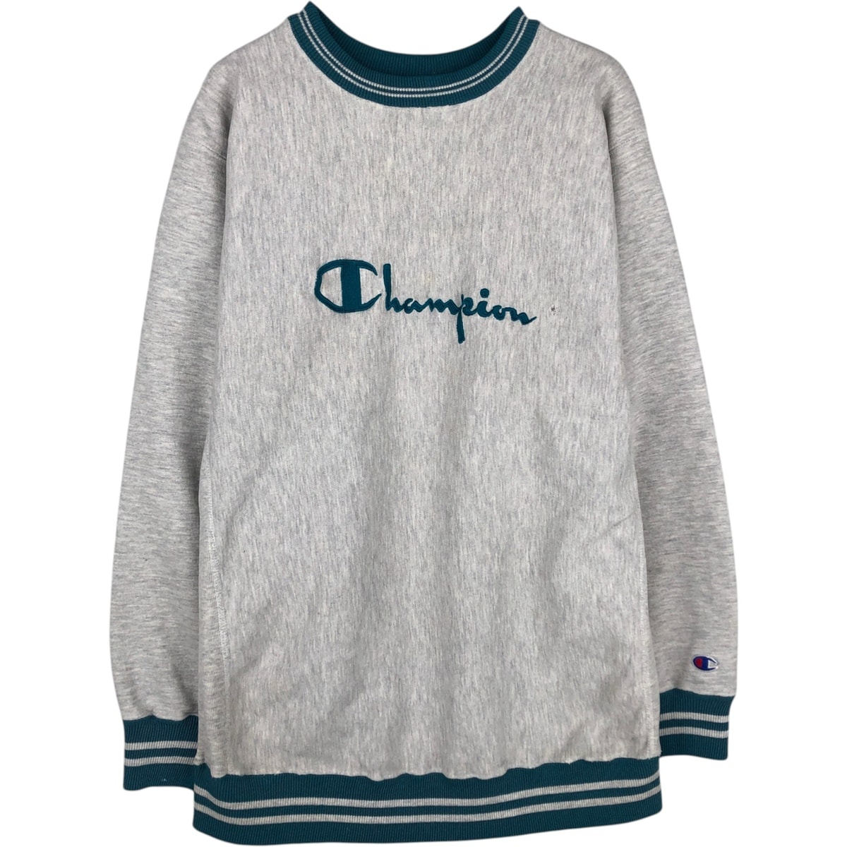 古着 90年代 チャンピオン Champion REVERSE WEAVE リバースウィーブ 刺繍タグ ロゴスウェットシャツ トレーナー USA製 メンズXL相当 ヴィンテージ/eaa629809