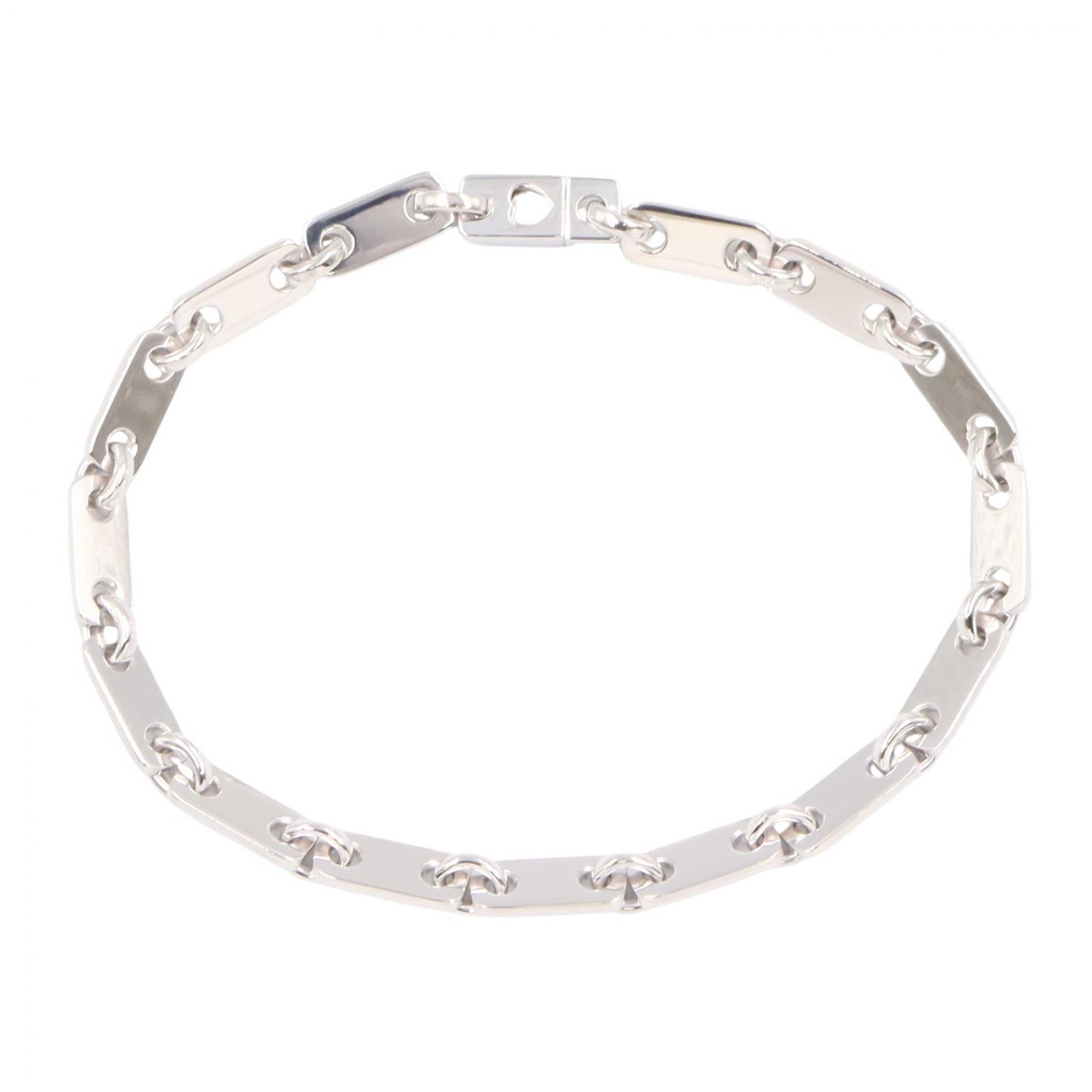 カルティエ CARTIER フィデリティ ハートキー ブレスレット ブレスレット アクセサリー K18WG(ホワイトゴールド) レディース シルバー系 B6013800 【中古】