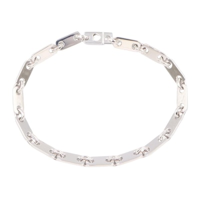 カルティエ CARTIER フィデリティ ハートキー ブレスレット ブレスレット アクセサリー K18WG(ホワイトゴールド) レディース シルバー系 B6013800 【中古】