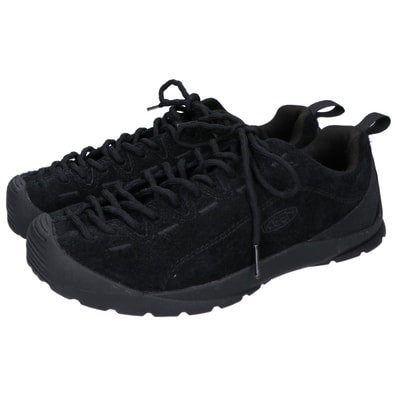 キーン 1026592 JASPER HAIRY BLACK/BLACK ロースニーカー 25.5cm