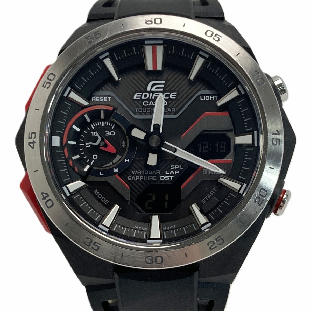 CASIO カシオ エディフィス WINDFLOW ECB-2200YP-1AJF ブラック ソーラー メンズ 腕時計 EDIFICE