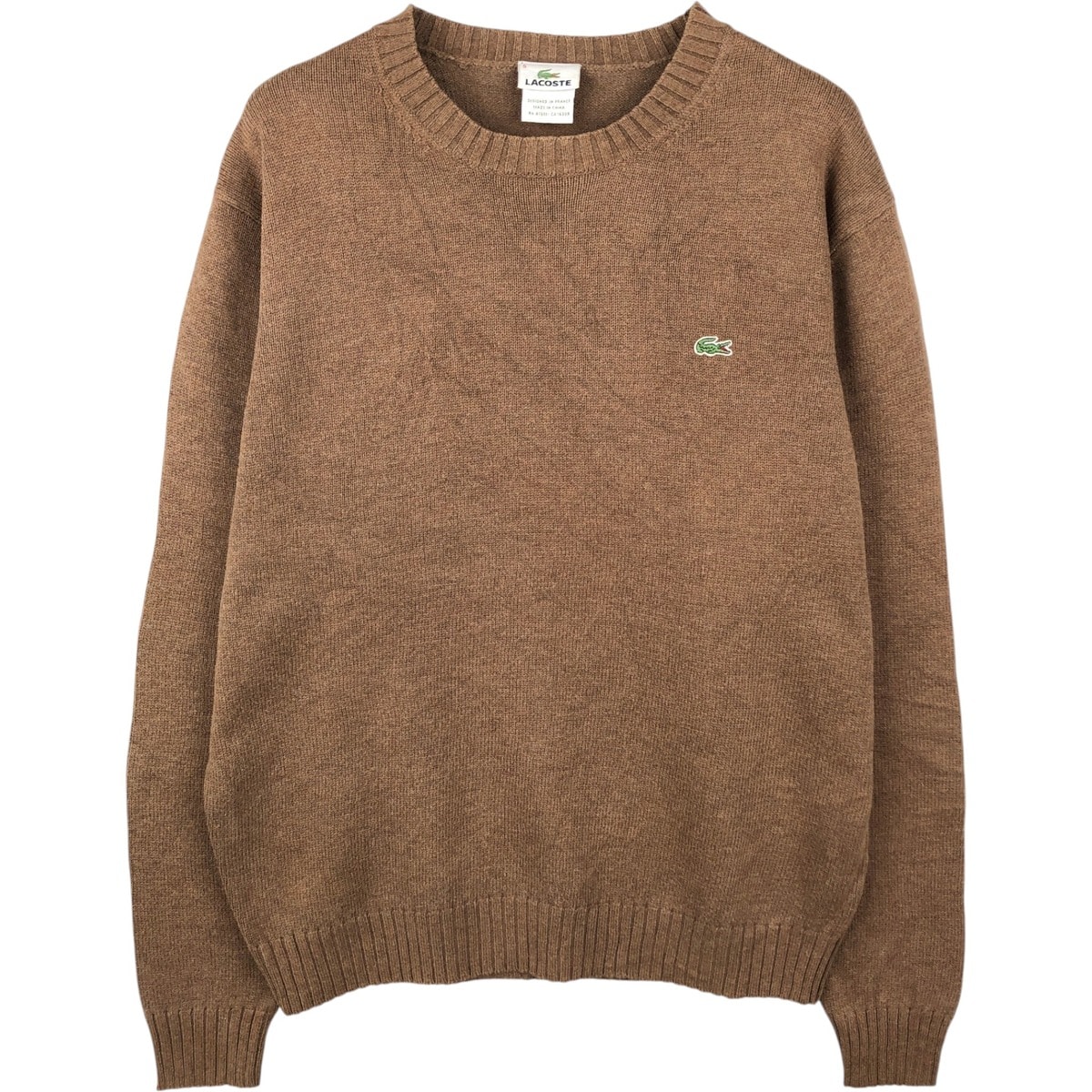 古着 ラコステ LACOSTE コットンニットセーター 5 メンズL相当/eaa637252