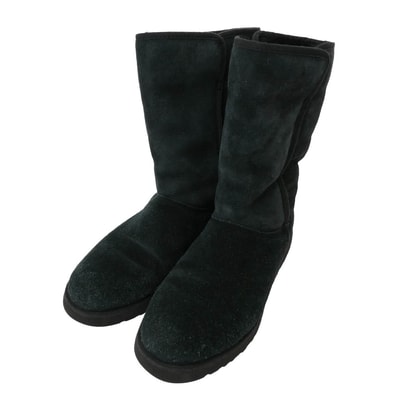 UGG アグ ブーツ 1013462 CLASSIC MICHELLE ムートン ブーツ グリーン系 23.5cm【中古】