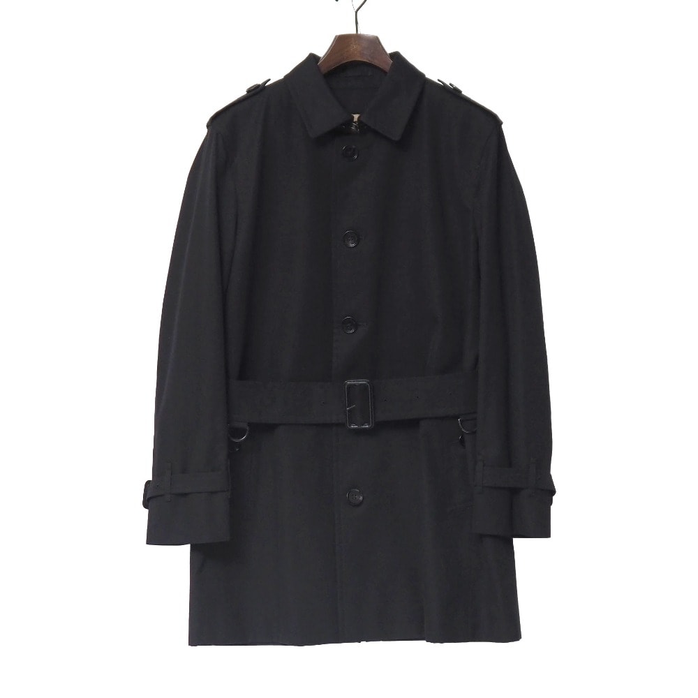 ■美品■BURBERRY バーバリー トレンチコート サイズM 裏地 : チェック ベルテッド ミドルコート ブランド古着【中古】RA6931