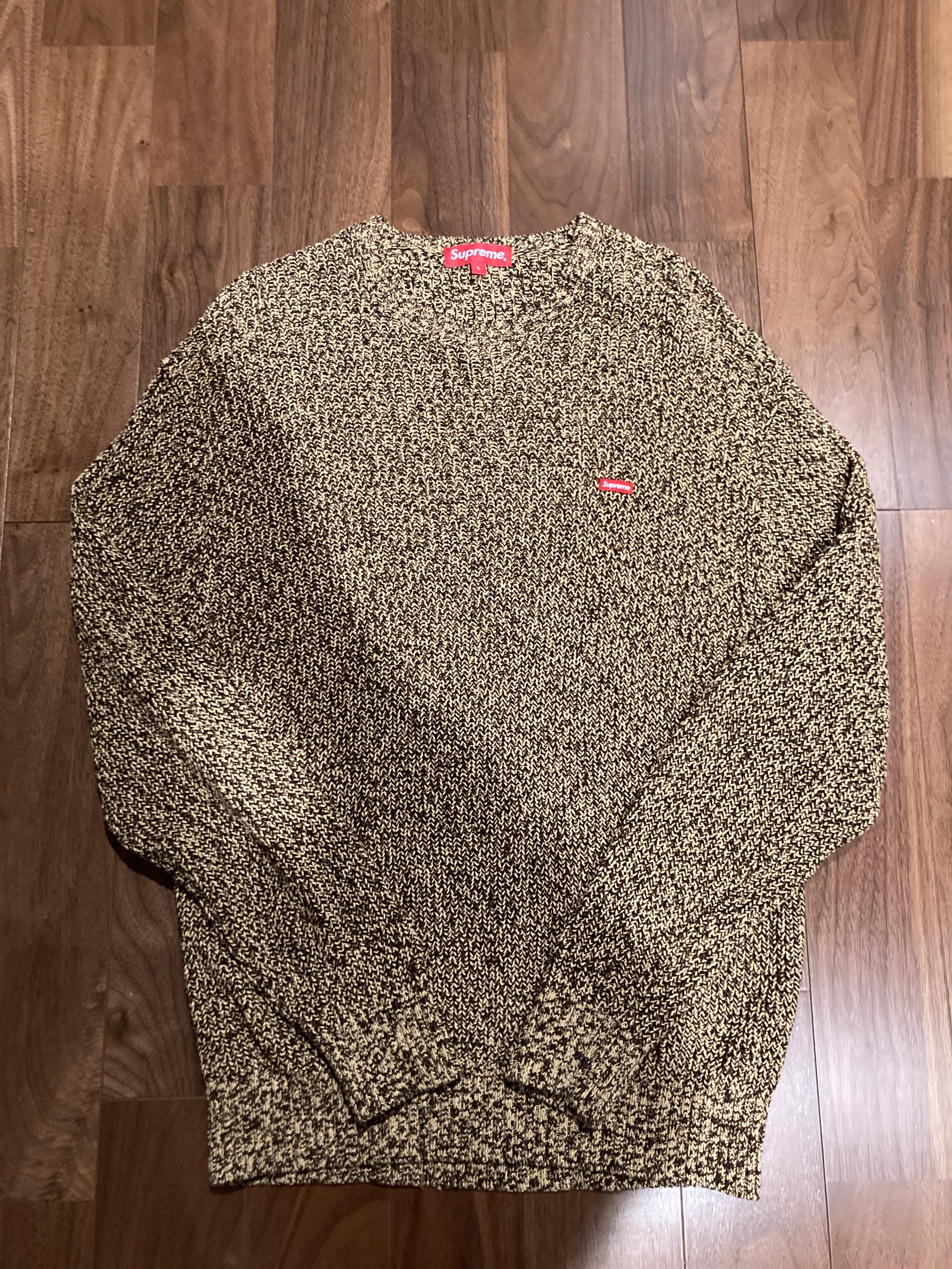 Supreme Melange Rib Knit Sweater "Brown"