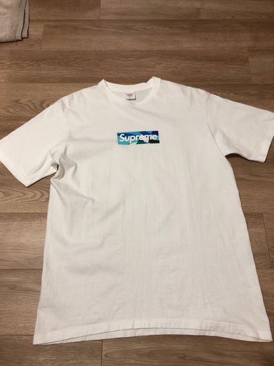 Supreme / Emilio Pucci® Box Logo Tee "White/Blue"