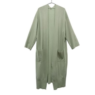 Mila Owen 長袖 ロング ニットカーディガン