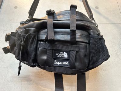 Supreme x The North Face Leather Mountain Waist Bag "Black"